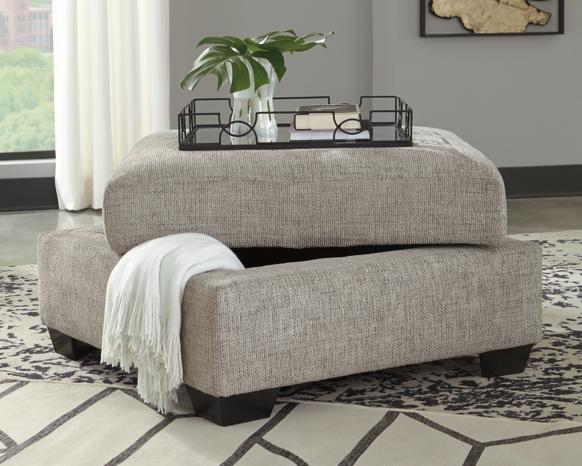 Benchcraft Megginson Ottoman With Storage