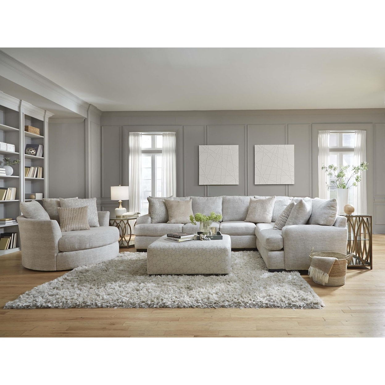 Albany 8784 2-Piece Sectional Sofa