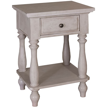 Transitional Leg Night Stand