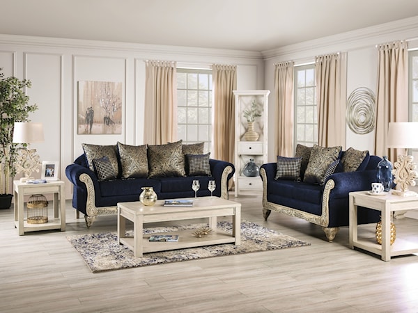 Sofa and Loveseat Set