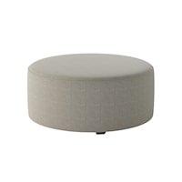 Round Cocktail Ottoman