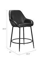 Zuo Vila Collection Transitional Barstool