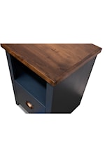 Legends Furniture Nantucket Cottage 3-Drawer Writing Desk with Drop-Front Keyboard Drawer