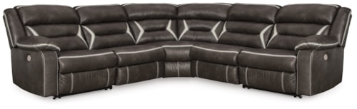 5-Piece Power Reclining Sectional