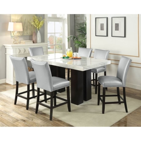 Rectangular Counter Height Dining Table