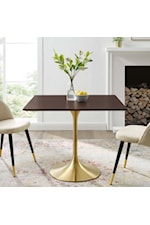 Modway Lippa 28" Square Bar Table