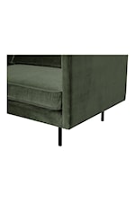 Moe's Home Collection Raphael Mid-Century Modern Sofa with Narrow Track Arms