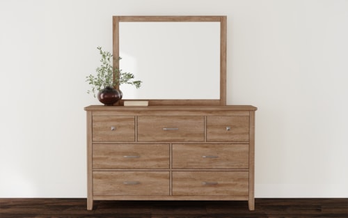 7 Drawer Dresser & Mirror Set
