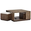 Magnussen Home Leighton Occasional Tables Square Cocktail Table