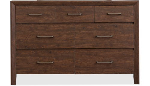 Transitional 7-Drawer Dresser with English Dovetail Drawers