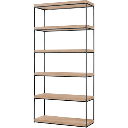 Contemporary Etagere with 6 Shelves