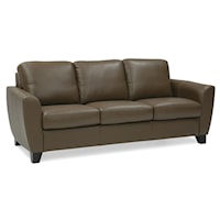 Marymount Contemporary Upholstered Sofa with Teardrop Arms