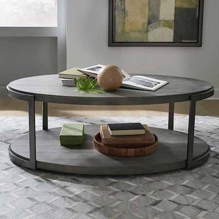 Oval Cocktail Table