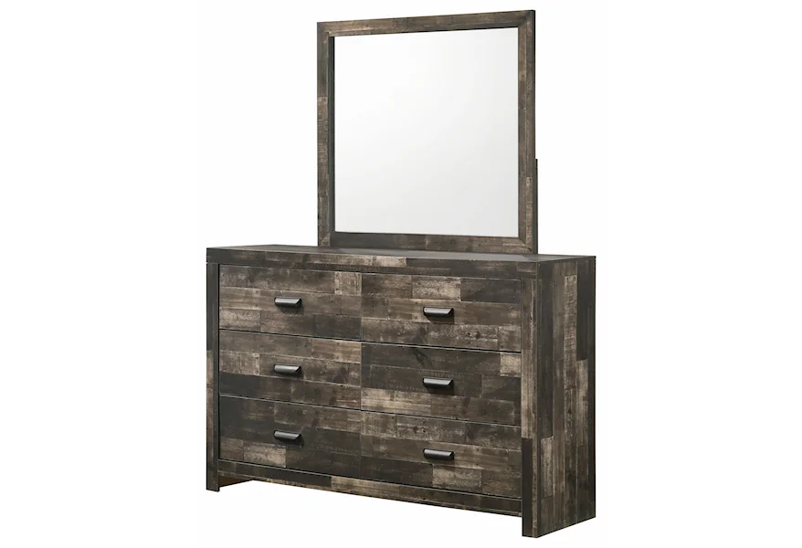 Tallulah Dresser and Mirror by Crown Mark at Royal Furniture