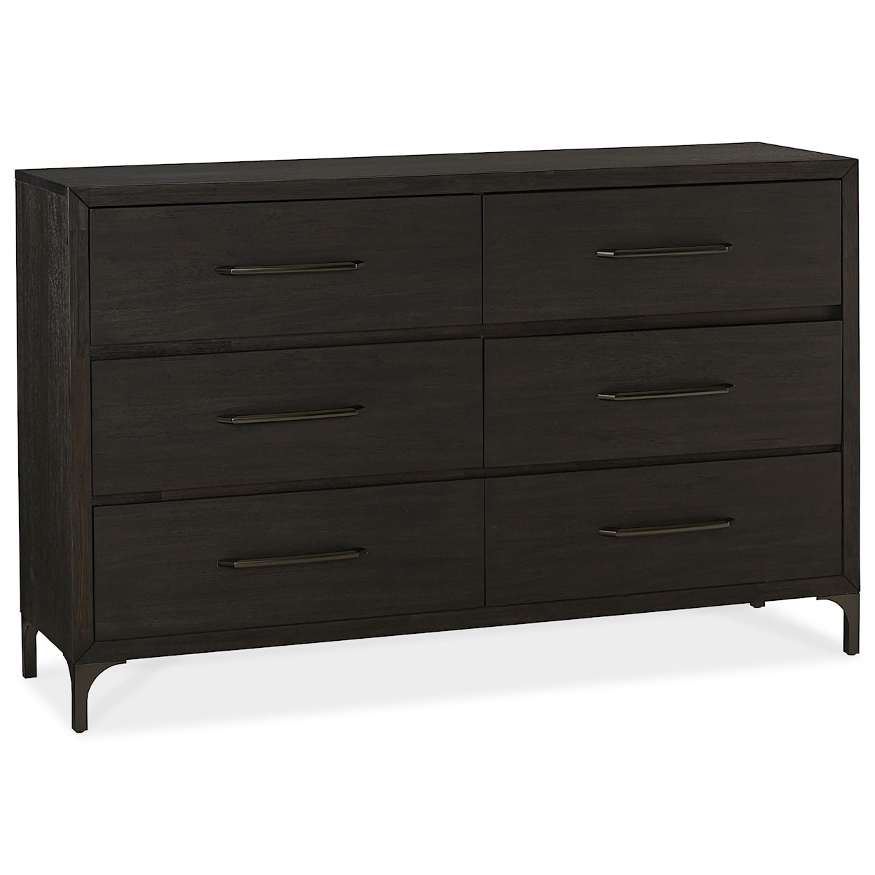 Modus International Lucerne 6-Drawer Dresser in Vintage Coffee