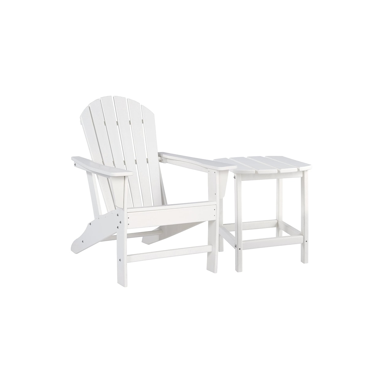 Signature Design by Ashley Sundown Treasure Adirondack Chair with End Table