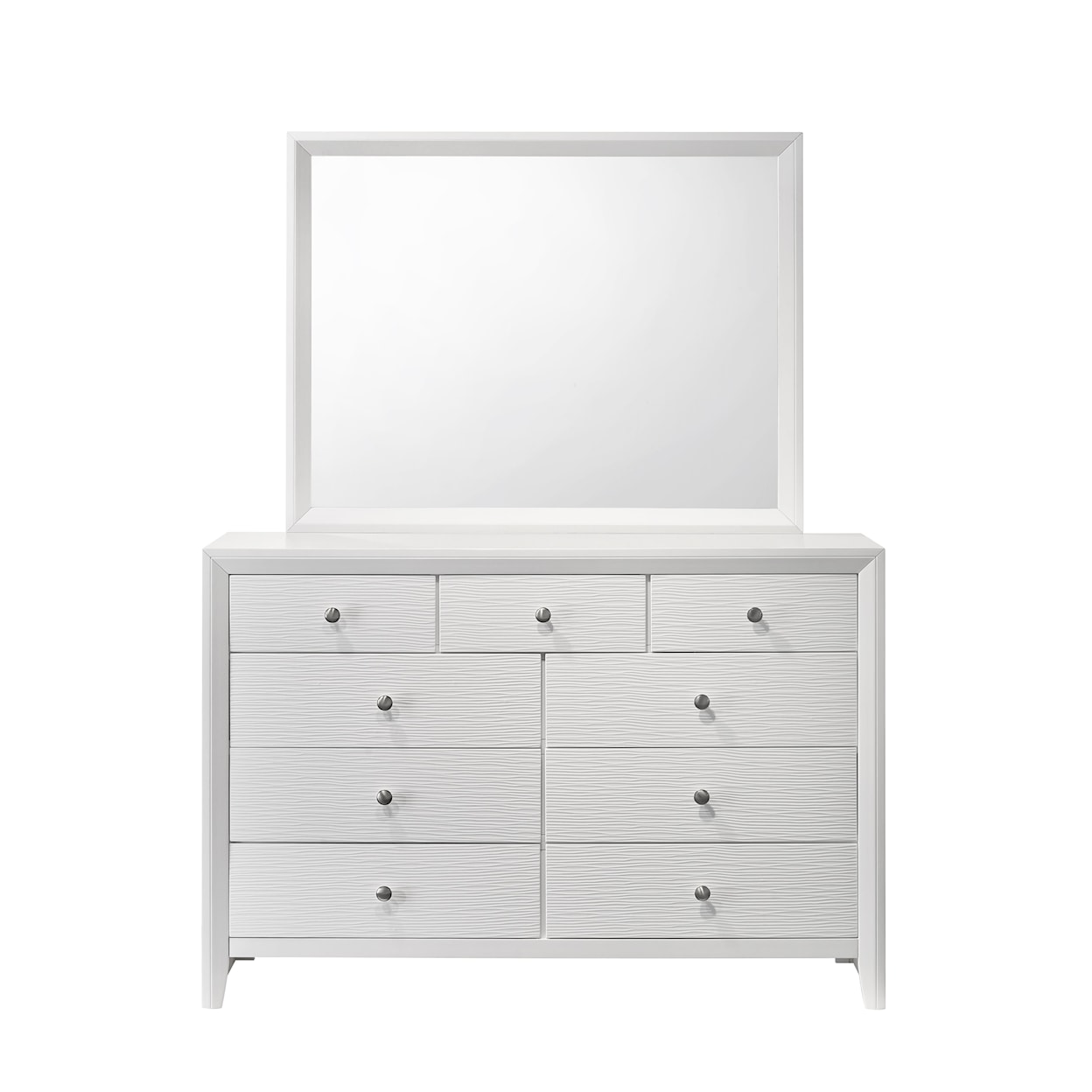 Crown Mark Evan 9-Drawer Dresser