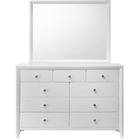 Dresser & Mirror Set