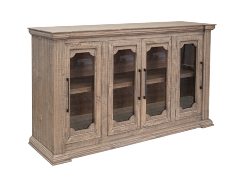 Transitional 4-Door Console