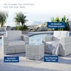 Modway Convene Outdoor 3-Piece Patio Set