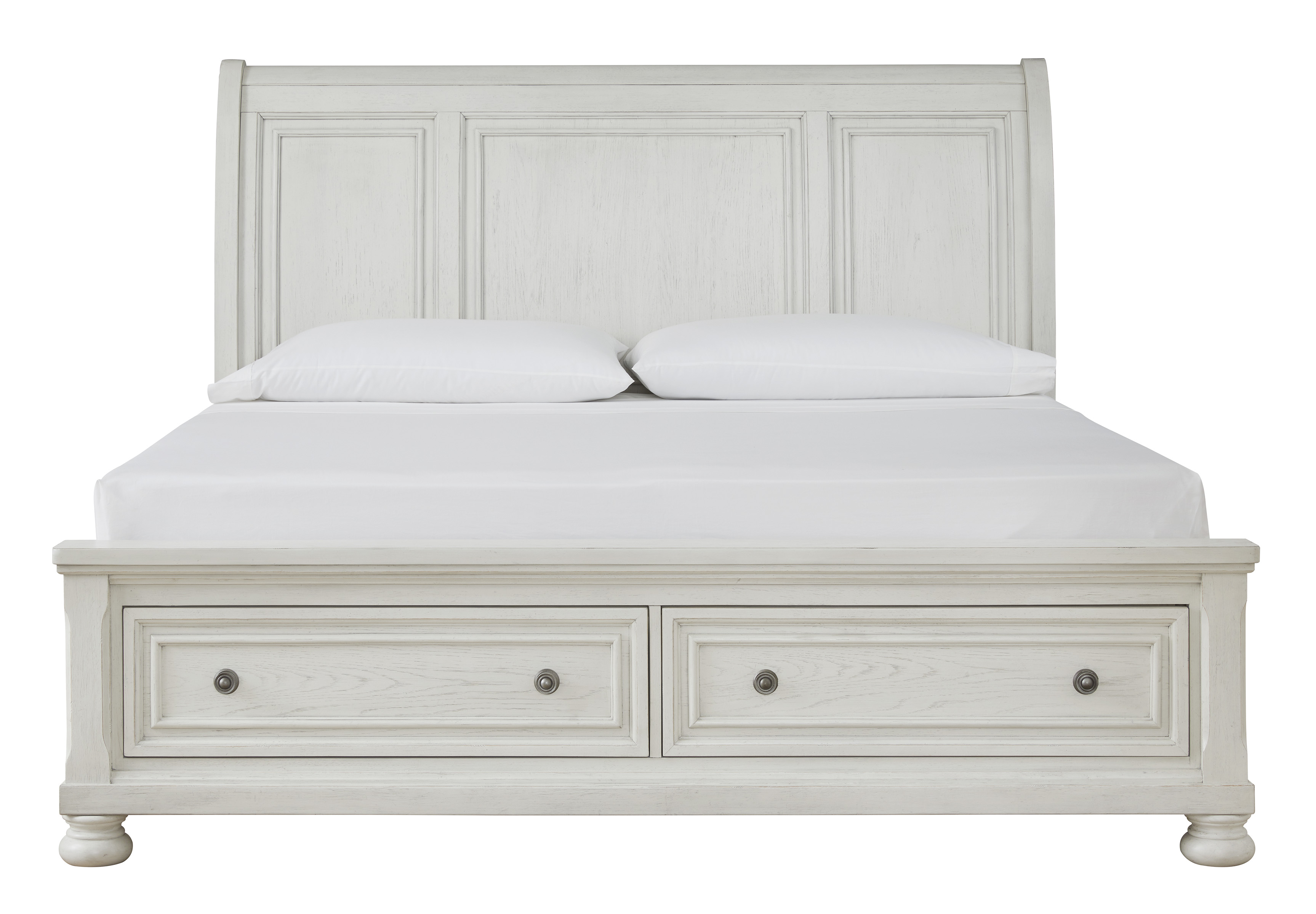 Signature Robbinsdale B742B3 Queen Sleigh Bed With Storage | Walker's ...