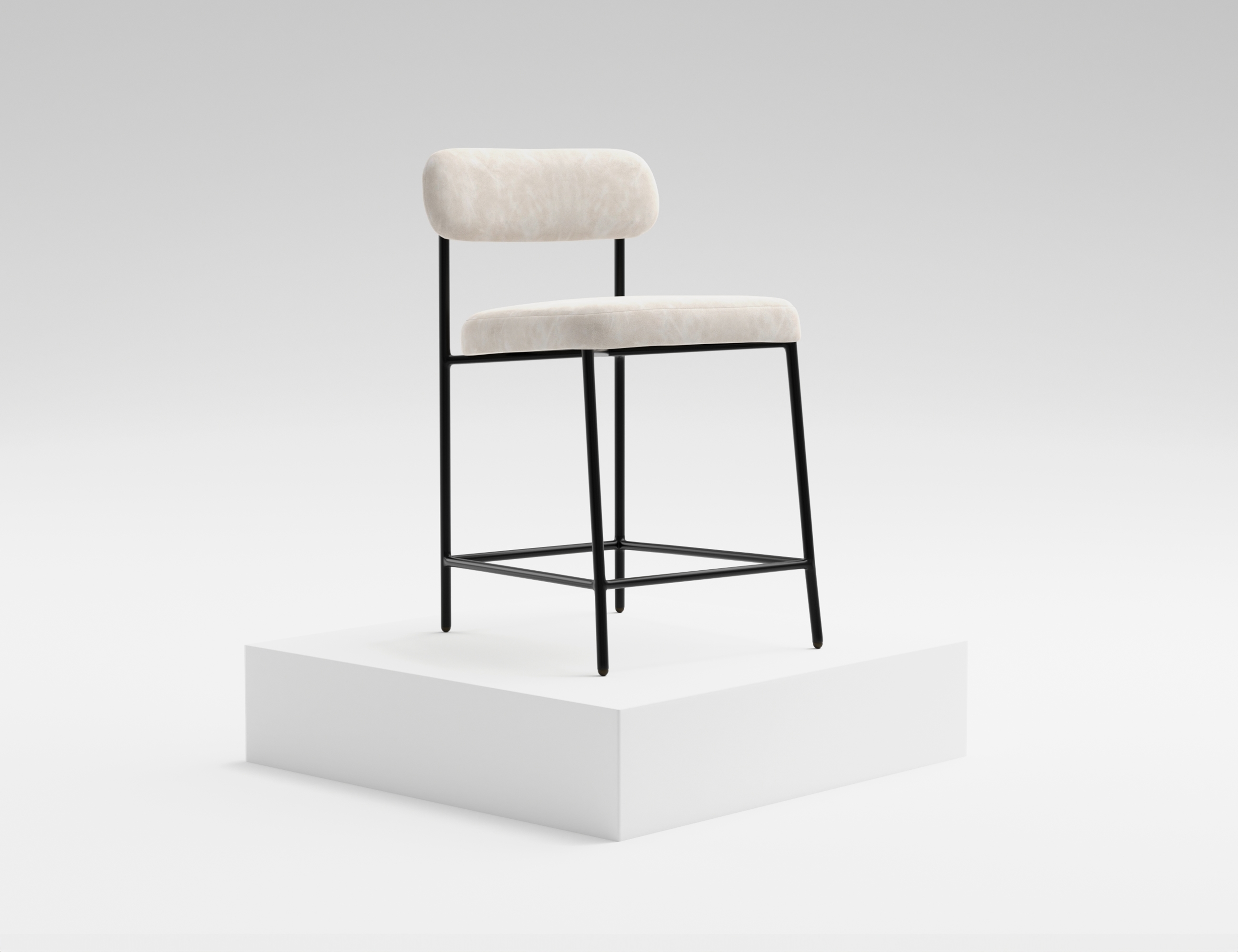 International Furniture Direct Seating Upholstered Barstool
