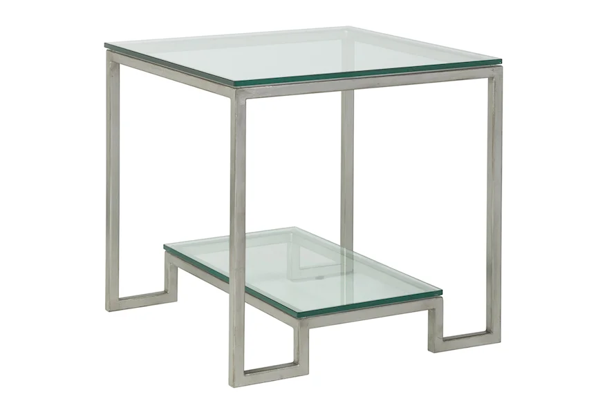 Artistica Metal Bonaire Square End Table by Artistica at Alison Craig Home Furnishings