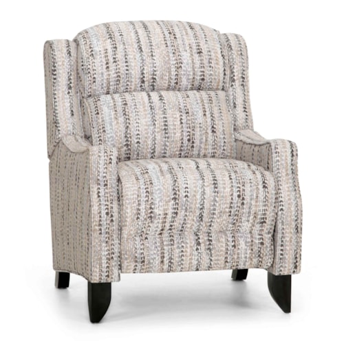 Transitional Pushback Hi-Leg Recliner