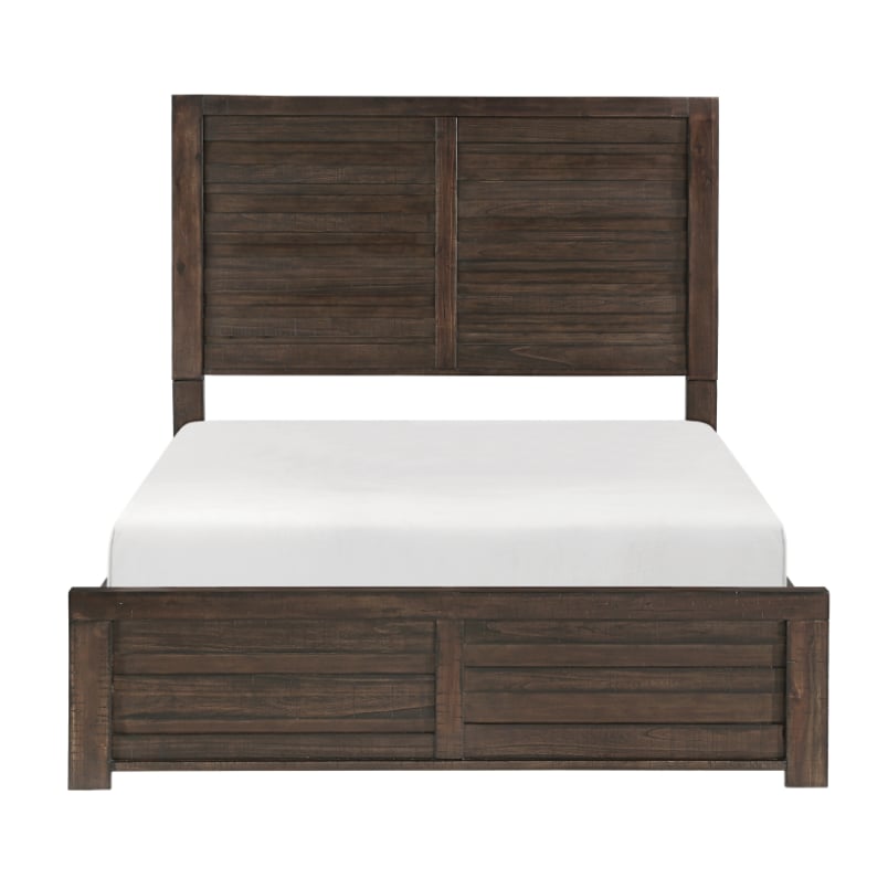 Rustic Full Panel Bed