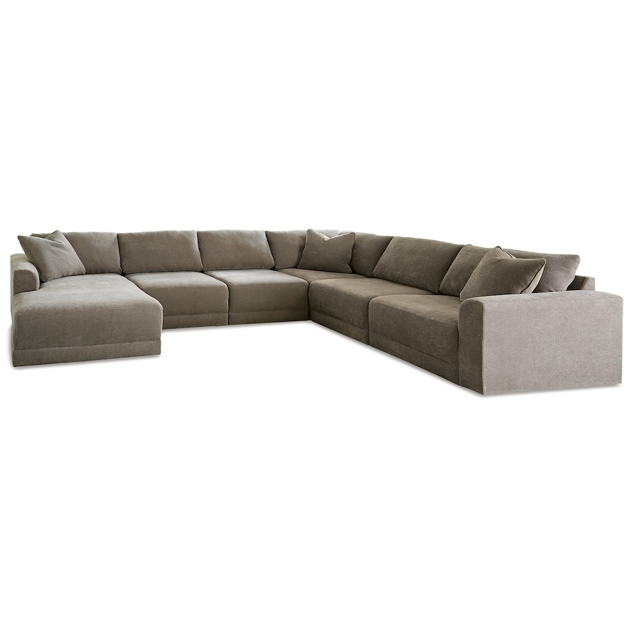 Benchcraft by Ashley Raeanna 6-Piece Sectional With Chaise