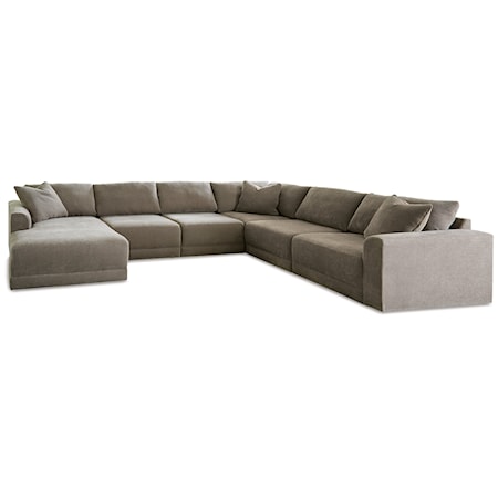 6-Piece Sectional With Chaise