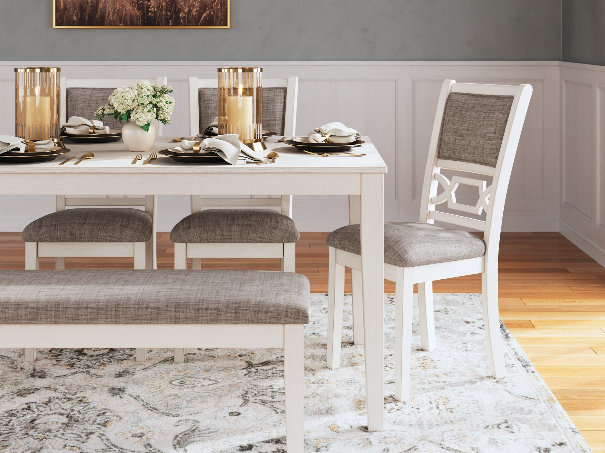 Signature Design by Ashley Erinberg 6-Piece Dining Table Set