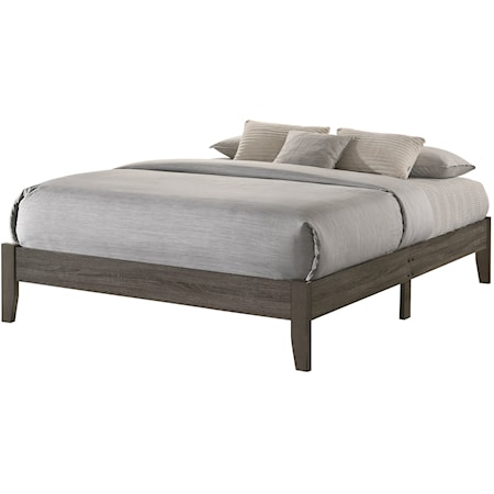 Contemporary Full Platform Bed