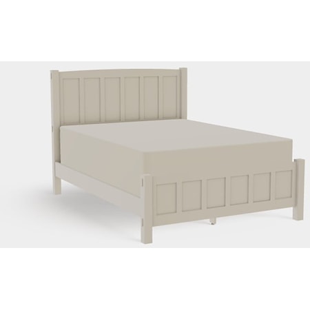 American Craftsman Queen Panel Bed with Low Footboard