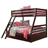 Signature Design by Ashley Halanton Twin/Full Bunk Bed w/ Under Bed Storage