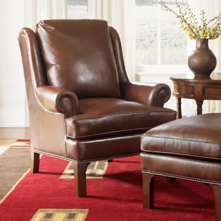 Pinehurst Wing Chair - Leather