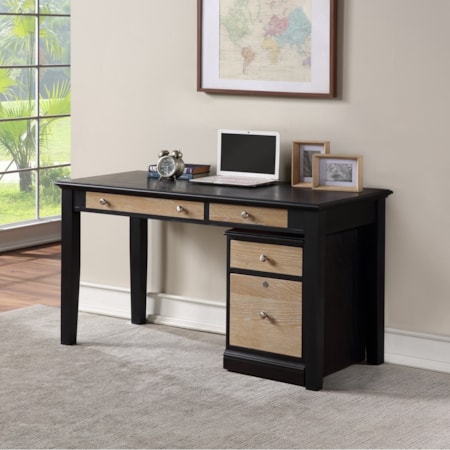 Desk & File Cabinet