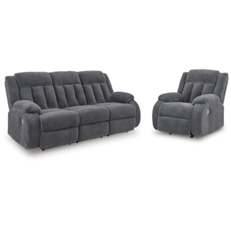 Power Reclining Sofa And Power Recliner