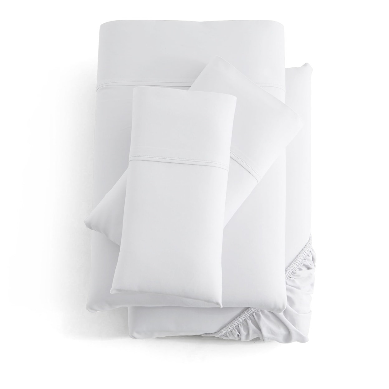 Malouf Rayon From Bamboo Split Head K  White