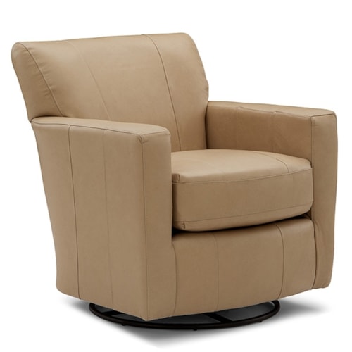 Contemporary Swivel Barrel Chair