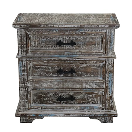 3-Drawer Nightstand