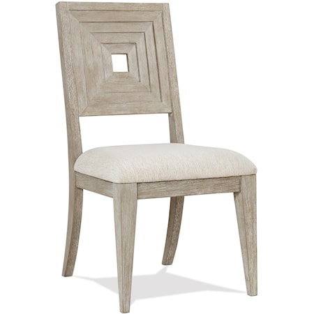 Uph Wood-Bk Sid Chair 2in