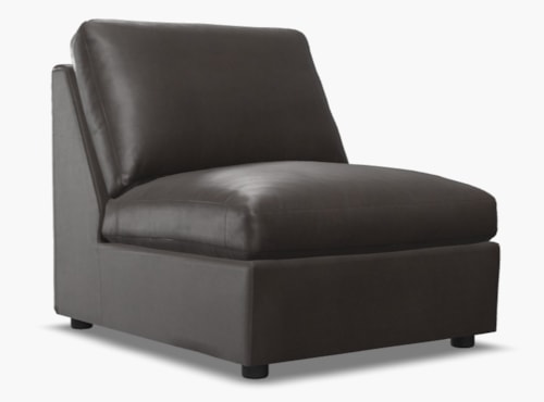 Transitional Madison Finished Armless Chair