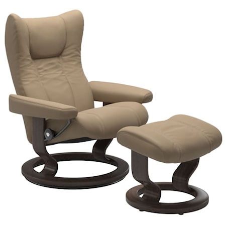 Small Reclining Chair and Ottoman