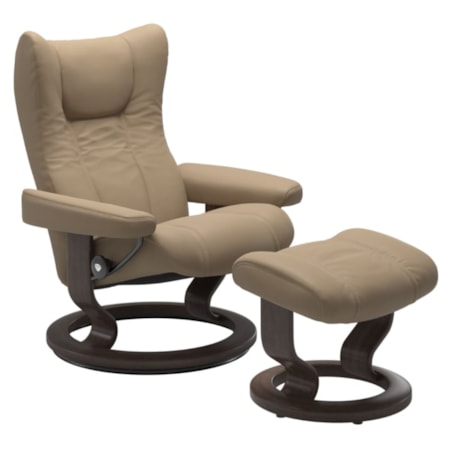 Small Reclining Chair and Ottoman