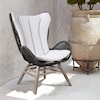 Armen Living King Outdoor Lounge Chair