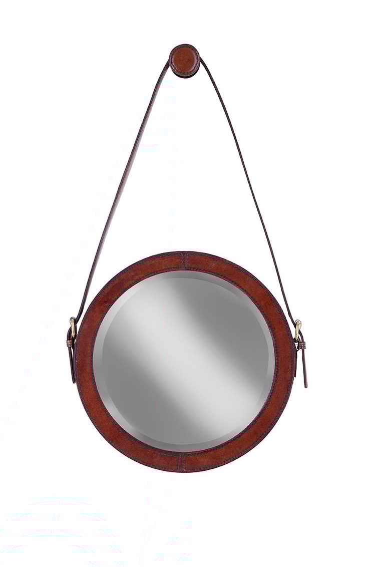 Furniture Classics Furniture Classics Mirror Trio with Leather Frames