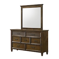 Everdeen 7-Drawer Dresser and Mirror