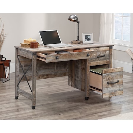 Single Pedestal Computer Desk