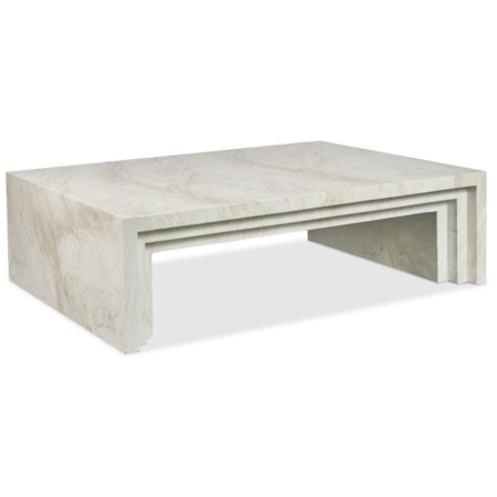 Aries Coffee Table Faux Marble